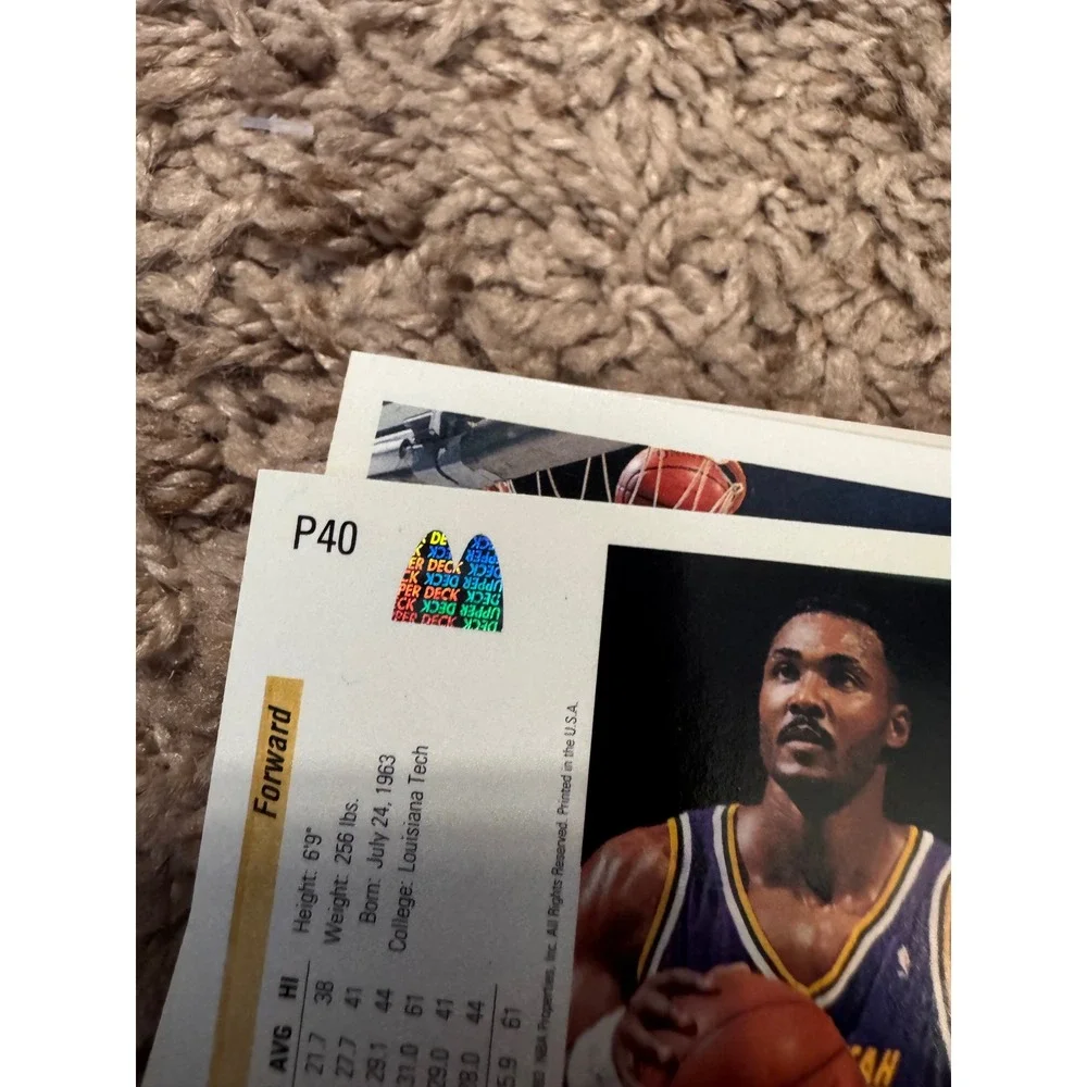 1992-93 Upper Deck Utah Jazz Card Lot – Karl Malone & John Stockton‎ – 26 Cards
